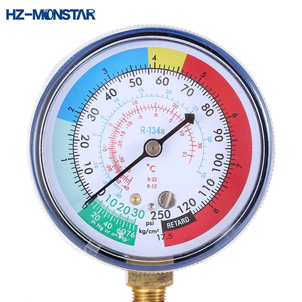 HZ-MONSTAR R12 R134a Car Air Conditioner Gas Charge Kit Air Conditioner Recharge Universal