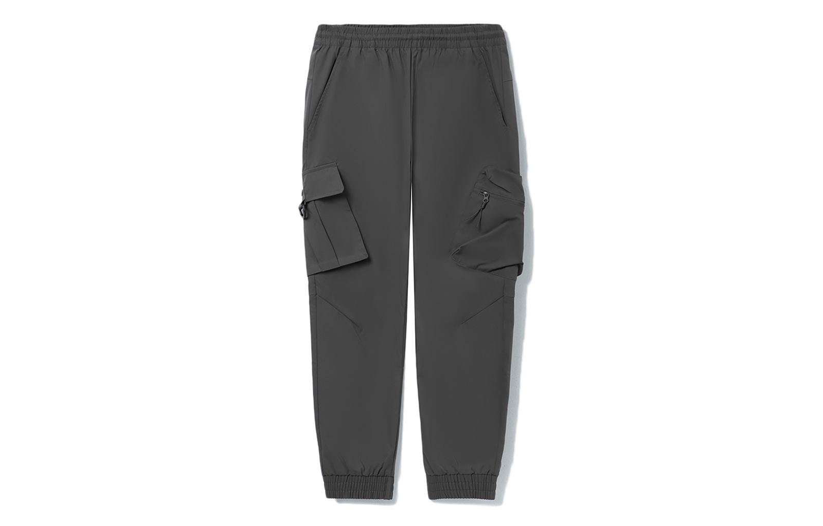 Li Ning Sports Pants Men s Road Gray Moderate AKXR441-4 L