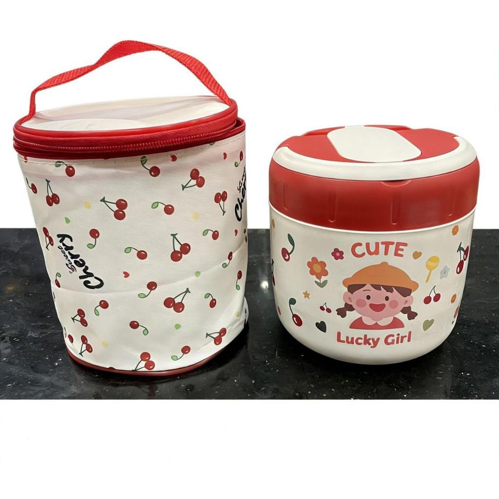 304 Stainless Steel Multi-Layer Insulated Lunch Box - Portable Bento for Office and Student Use