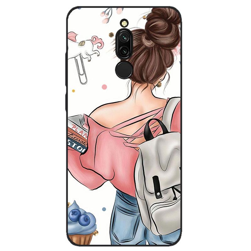 Case For Xiaomi Redmi 8 Case Silicon Soft TPU Back Cover For Xiaomi Redmi 8 Cover Redmi8 Phone Case Funda Coque Anime Shockproof