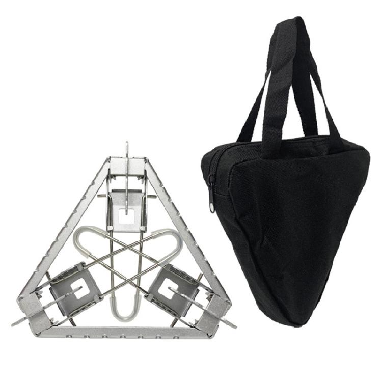 Folding for Burner Bracket Outdoor Stove Pot Rack Cooking Foldable for Triangle