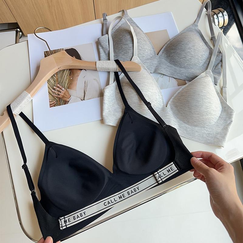 Women's Two Way Push Up Backless Bra Triangle Cup Invisible Seamless Wire Free Beautiful Back Bra