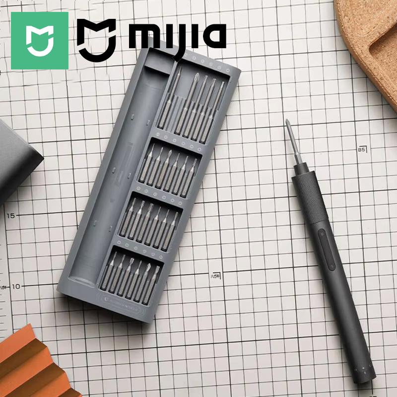 MIJIA Electric Precision Screwdriver Magnetic Kit,With 24 S2 Steel Bits,2 Torque Setting,For Smart Home PC Phone Repair