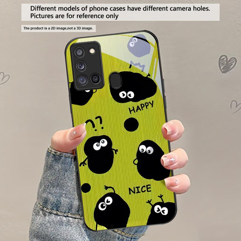 

Funny hand drawn style For Samsung Galaxy A30 A31 A32 A33 A34 A35 A42 A30s A20 A25 A26 A51 A56 A54 A72 A73 A70 Glass Phone Case Galaxy A8s