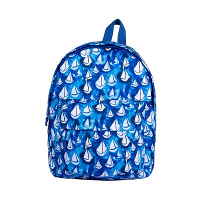 Рюкзак Sailboat на молнии для женщин, Школьная сумка Рюкзак для ноутбука для студентов колледжа, для подростков, Удобный и большой рюкзак для путешествий