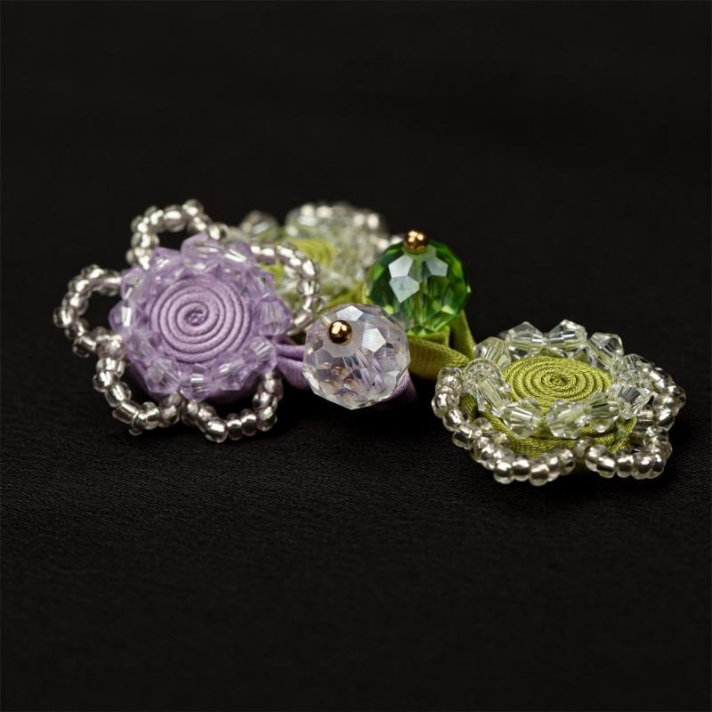 Rose Knot Button Closure 5 Piece Decorative Cheongsam Collar Button for Costume Neckline Sewing and Traditional Apparel Project