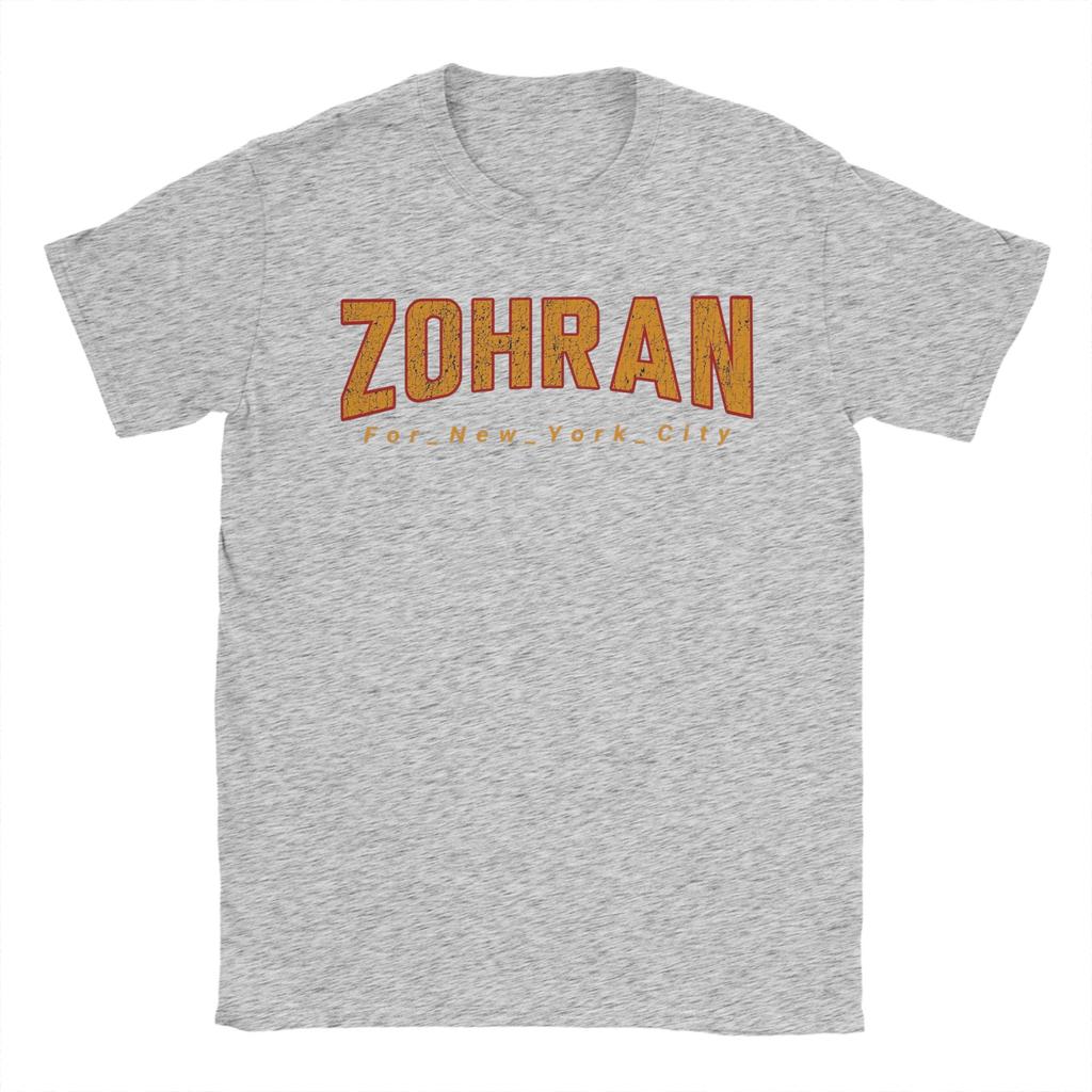 Men T-Shirt Zohran Mamdani for New York City Vintage 100% Cotton Tee Shirt Short Sleeve  T Shirt O Neck Clothes Gift Idea
