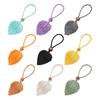 No Drill Curtain Holder Braided Leaf Tieback Boho Cotton Rope Holder