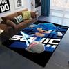  Blue Hedgehog Popular Game Carpet Area Rugs for Home Living Room Bedroom Sofa Kitchen Carpet Non-slip Floor Mat