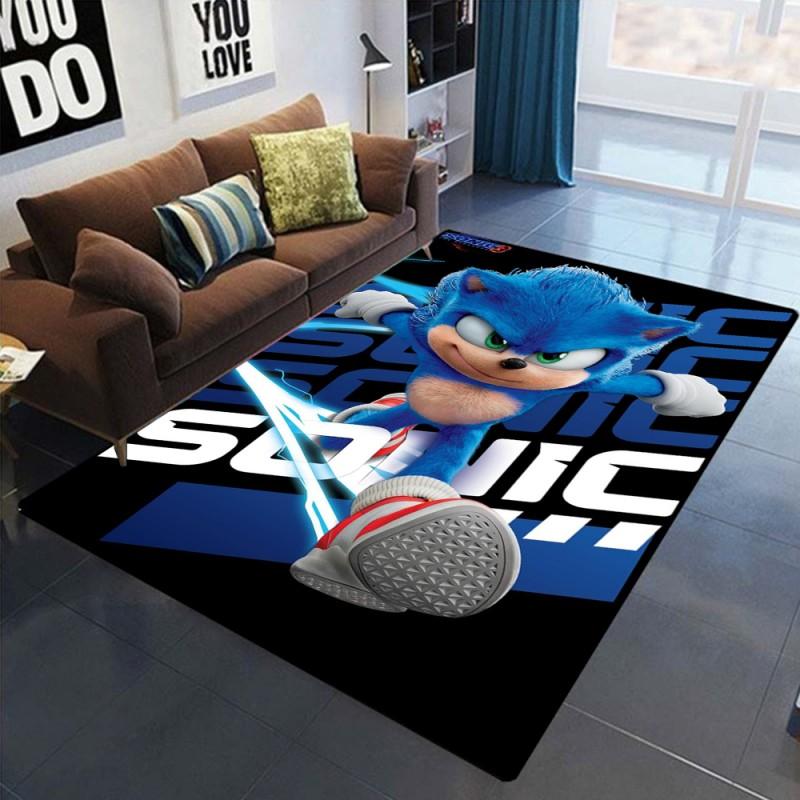 

Синій Їжак Популярна Гра Килим Килими для Дому Вітальні Спальні Дивана Кухні Килим Нековзний Килимок для Підлоги 40x60cm