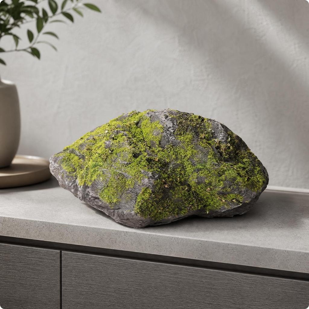 Natural-Looking PU Decorative Landscaping Rock Realistic lichenTextured Faux