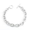 Bold European & American Style Punk Hip-Hop Titanium Steel Interlocking O Chain Unisex Bracelet