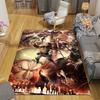 Attack On Titan Rug Floor Mat for Living Room or Bedroom Soft and Comfortable Carpet a Gift for Birthday and Holiday.SFF0917225