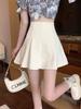 2026 Spring/Autumn Net Celebrity Women's High-Waisted A-Line Slim Short Skirt - Fluffy & Anti-Exposure