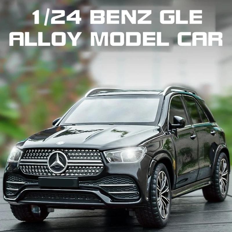 1/24 Benz GLE350 Geländewagen SUV Heimsammlung Ornamente Sound & Licht Spielzeug Miniaturmodelle Legierung Druckguss Metallmodell Auto Spielzeug für Kinder Simulationsspielzeug