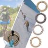Rodada push trigger saco cinto fivela snap fecho clipe primavera o-ring fivelas mosquetão bolsas bolsas