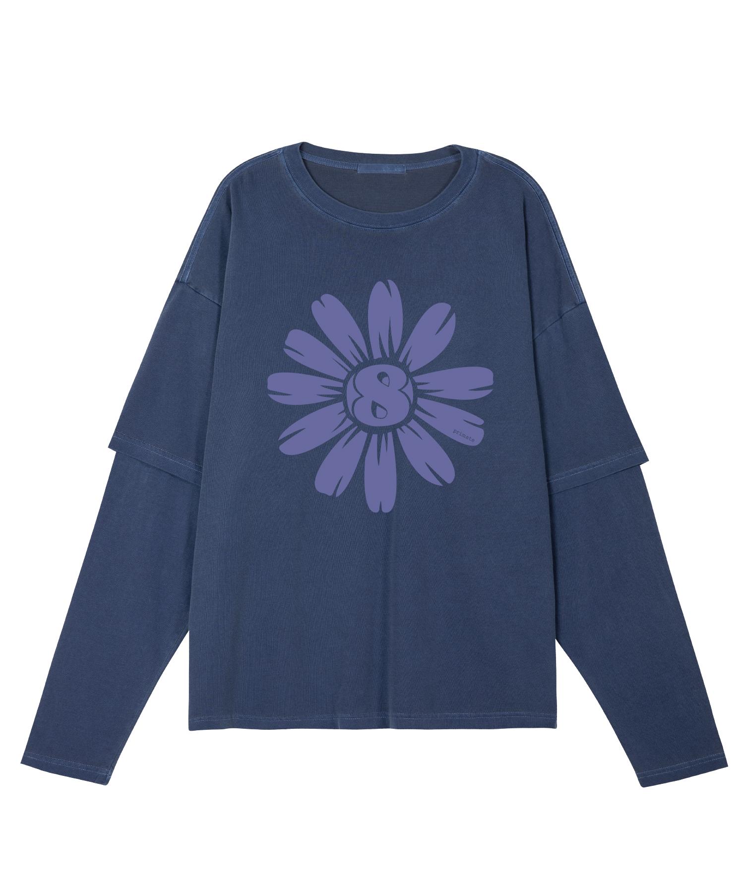Prime Eight Hope Пигментный Слоистый Лонгслив Dark Blue/1