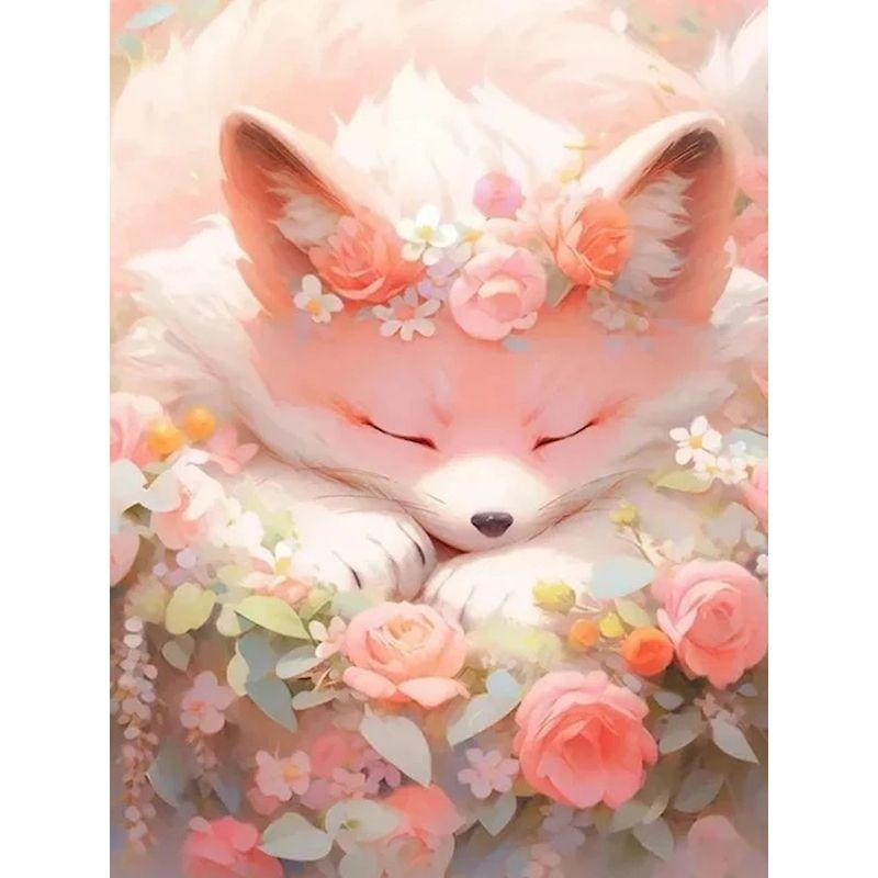 CHENISTORY Paint By Numbers For Adults Fox Handpainted DIY Picture By Number Animal Drawing On Canvas Home Decoration Gift