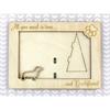 Dachshund Smooth-haired, Wiener dog, Badger dog – Photo frame, engraved wooden frame | Art-Dog
