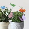 10/15pcs Butterfly Decorative Garden Stake, Plastic Yard Sign with Stake for Garden Decor, Home Decor, Spring Decor, Wedding