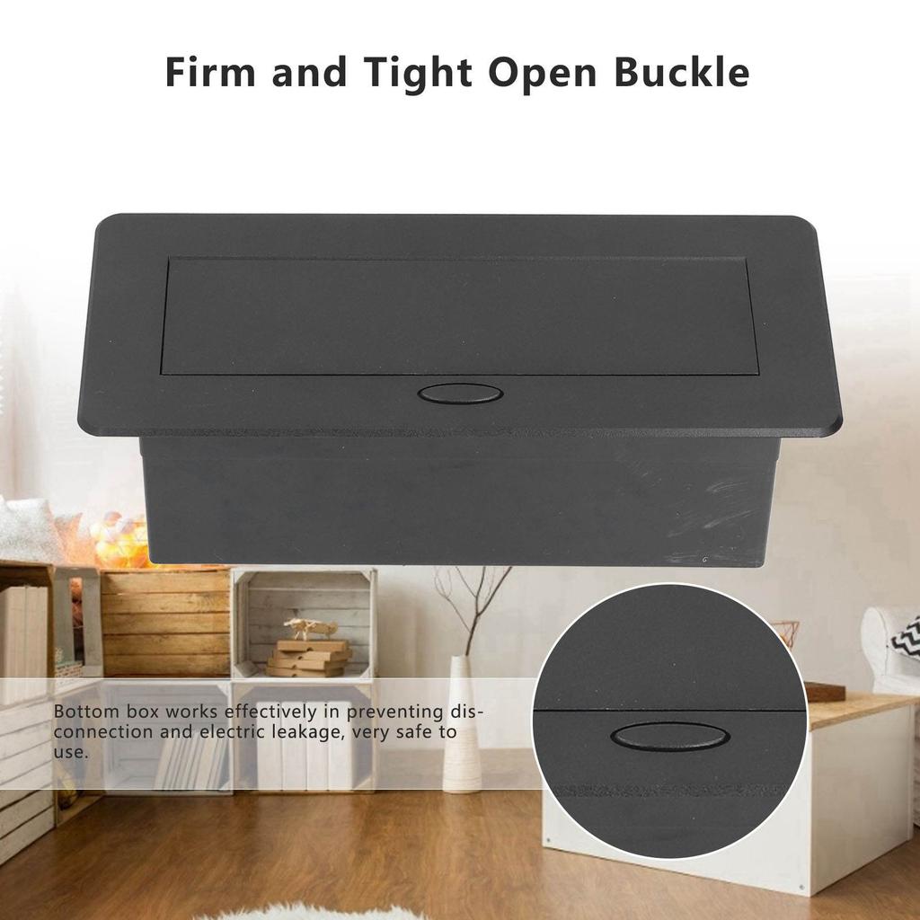 Desktop Popup Socket Desktop  Up Socket 2 X 3 Prong 2 X USB Ports Multifunctional Tabletop Popup Outlet for Home Hotel