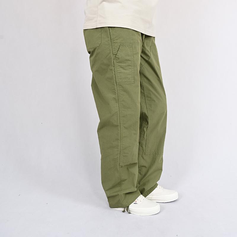 Vans Solid Color Outdoor Mountain Style Straight Leg Sports Casual Pants Men Bottoms Gray-Green VN000M2FZBF
