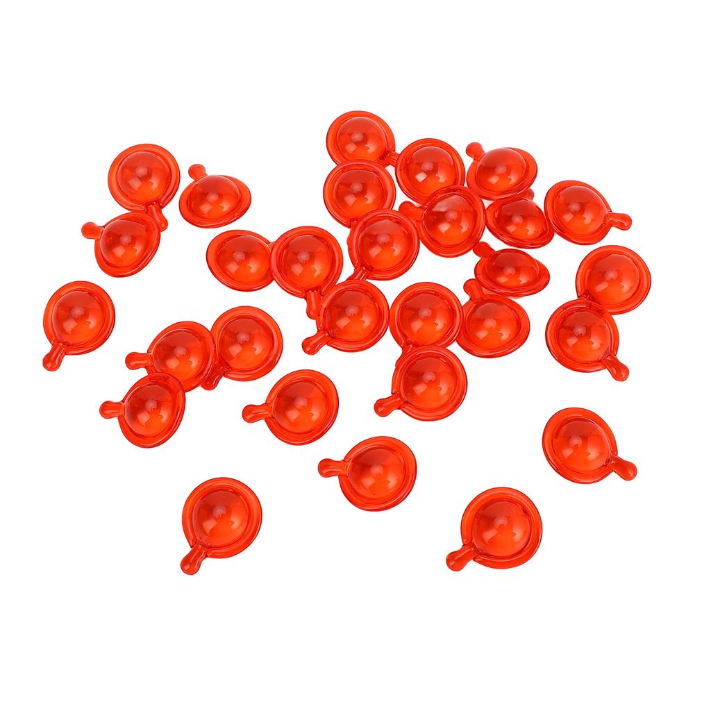 30 Count Hair Serum Capsules Moisturizing Hair Oil Capsules for Nourishing Frizzy Dry Damaged Hair Red