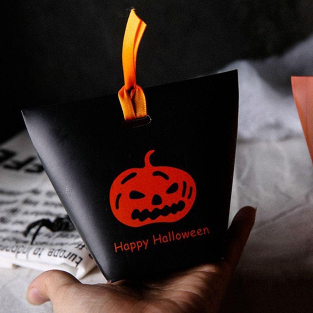 10 Stück Einfach zu montieren Halloween Süßigkeitenbox Bänder Halloween Kartonbehälter Mädchen