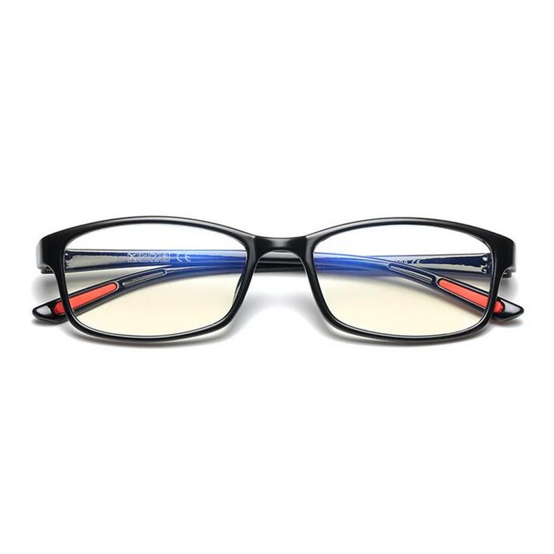 Retro Resin Lens Blue Light Proof Reading Glasses Women Men  Square Hyperopia Eyeglasses Prescription 0 +1.0 +1.5 To +4.0