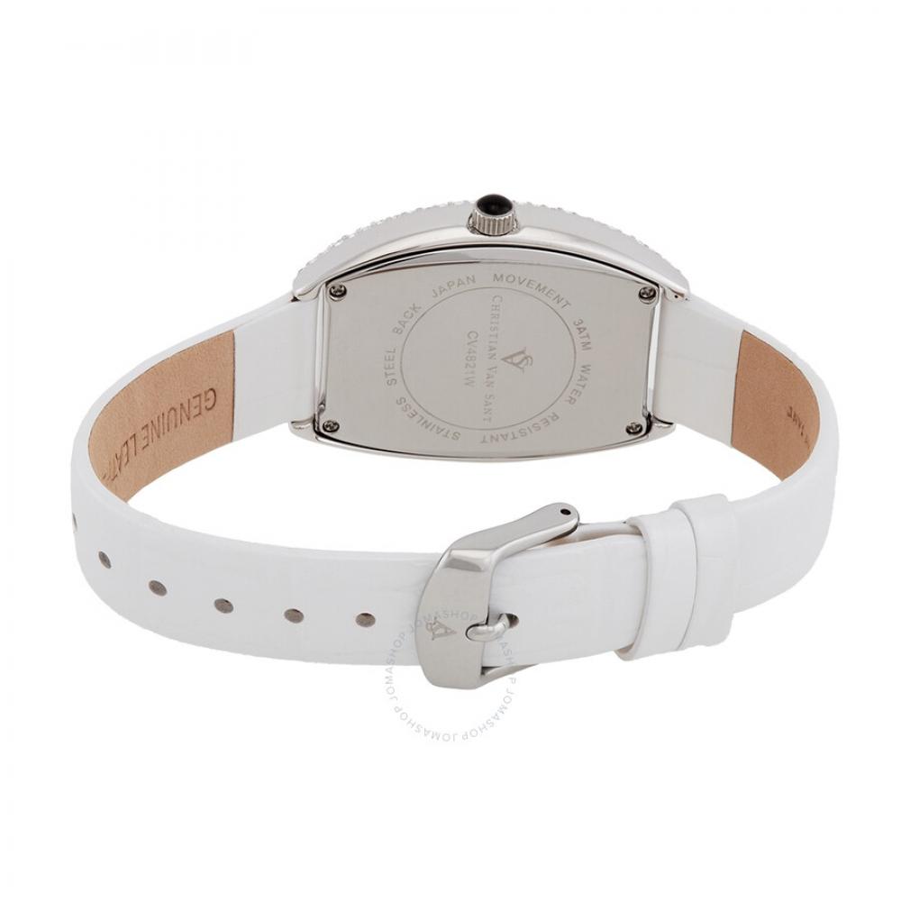 Christian Van Sant Elegant Quartz White Dial Ladies Watch Cv4821w