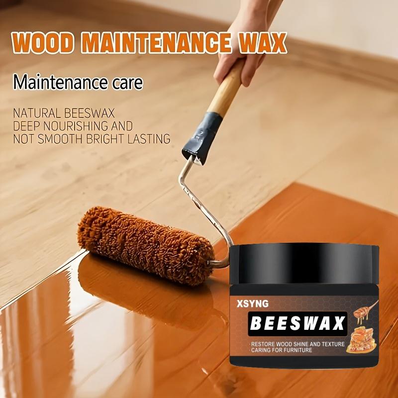 

Leather and wood protective wax enhance brightness and durability, non stick, suitable for cabinets, stairs, sofas 5G
