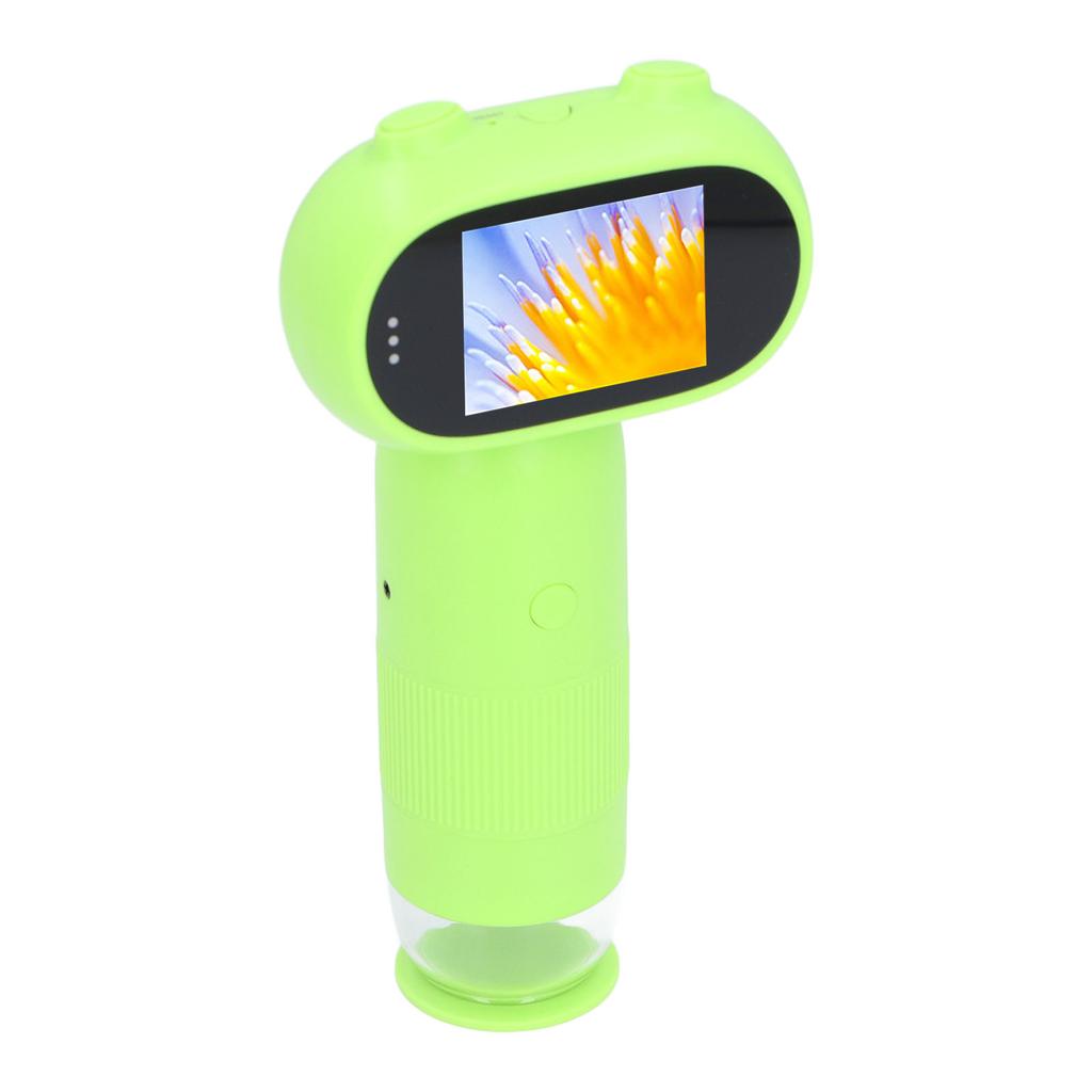 Handheld Microscope 2in Screen USB Electronic Magnifying Glass with 8 LEDS for Coin Observation Welding Watch Repair