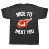 Funny Carnivore Meat Lover Bacon Bbq Low Carb Diet Eggs TShirt Fashion T Shirts Cotton Short Sleeve Oversized Tshirt Tops