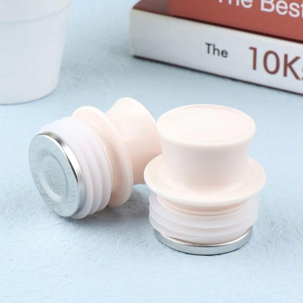 1Pcs Thermos Cup Accessories Thermos Bottle Stopper Stainless Steel Silicone Hot Water Cap