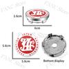 AAZD1 4Pcs 56/60mm JAF Japan Automobile Federation JDM Emblem Car Wheel Center Hub Cap Rim refit  Badge Cover Universal Sticker