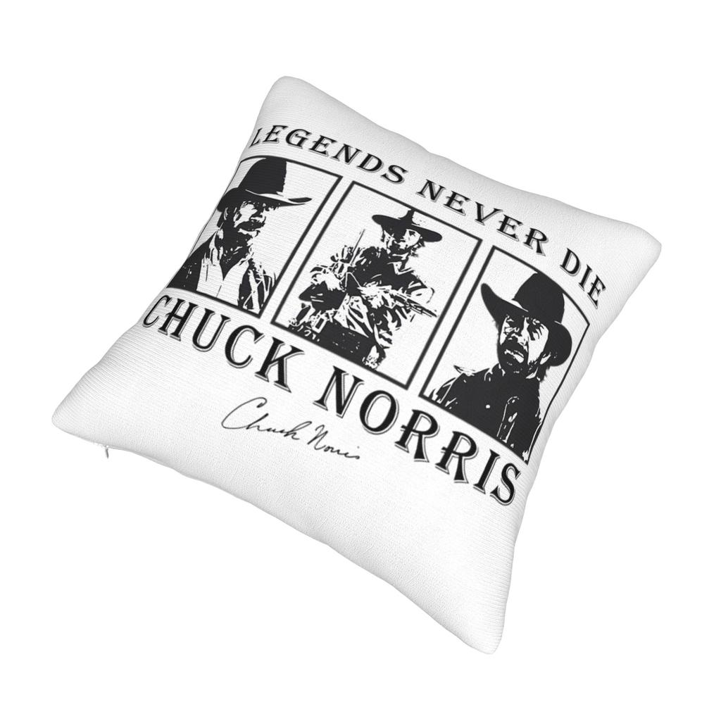 Rip Chuck Norris Legends Never Die Throw Pillow Cover Polyester Throw Pillow , Awesome Pillowcase