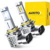 AUXITO H11B LED Bulbs, 600% Brighter Ultra-Bright, Plug N Play, Long Lifespan, No Flicker, 98% Compatibility, 2PCS