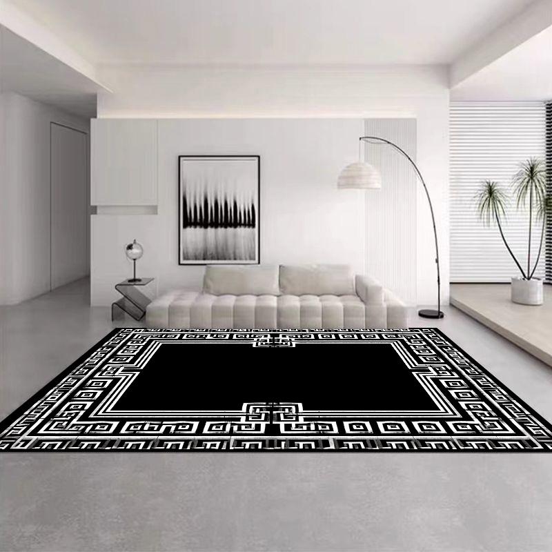 Modern Light Luxury Living Room Rugs Bedroom Nordic Style Decoration Carpet Washable Cloakroom Lounge Mat Non-slip 160x200cm