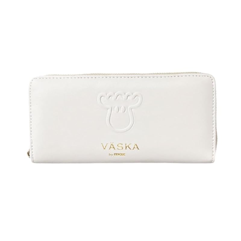

[K-PARTS] VASKA by moz Beska Fritillary Shrike embossed face round zipper long wallet Shrike Mozu wallet elk wallet long wallet wallet multifunctional