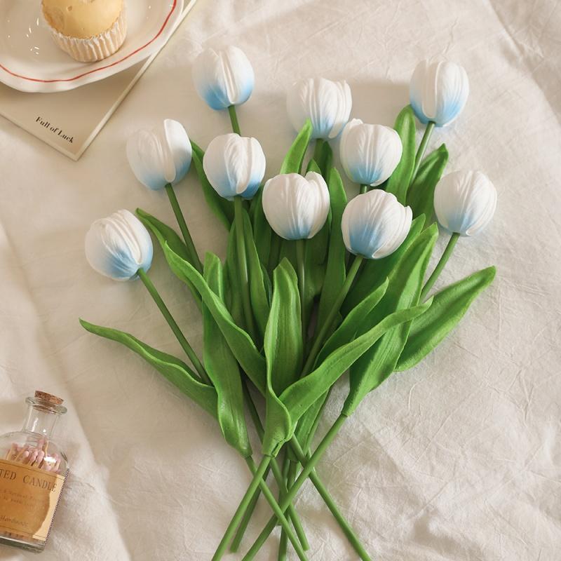 3/5Pcs Simulated Tulip Berry Flower Artificial Bouquet Living Room Plant Home Decoration Ornament Desktop Prop DIY Wedding Decor