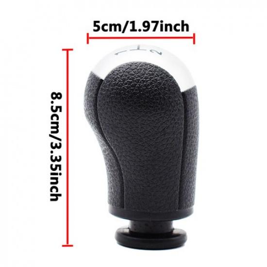 5-Speed Gear Knob Shifter Lever Stick For Ford Focus Mondeo S-MAX C-MAX Mustang