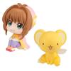 10cm Card Captor Sakura Anime Figure Look Up Kinomoto Action Version Cerberus Model Toy Doll Desk Decor Gift Q PVC Poseable Articulated Scale Detailed