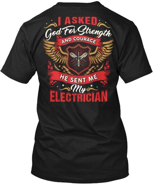 Electrician Wife T-Shirt Size S to 5XL S