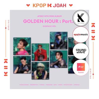 [POB] ATEEZ [GOLDEN HOUR : ČÁST.5] 14. MINI ALBUM (DIGIPACK ver.)