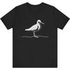 Line Art Bird & Ornithologist Red Phalarope 2061 Unisex T-Shirt