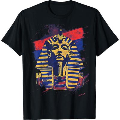 Pharaoh Head Egypt Sphinx and Pyramids Egyptian T-Shirt(6)