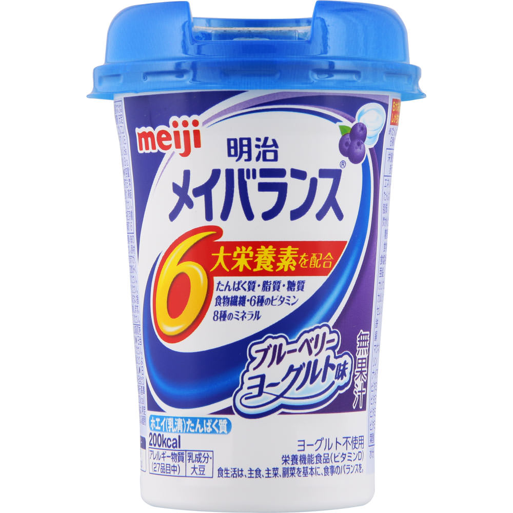 Meiji (formerly Meiji Seika) Mei Balance Mini Cup Blueberry Yogurt Flavor Case 125ml x 12 Maybalance Thia Pack Maybalance
