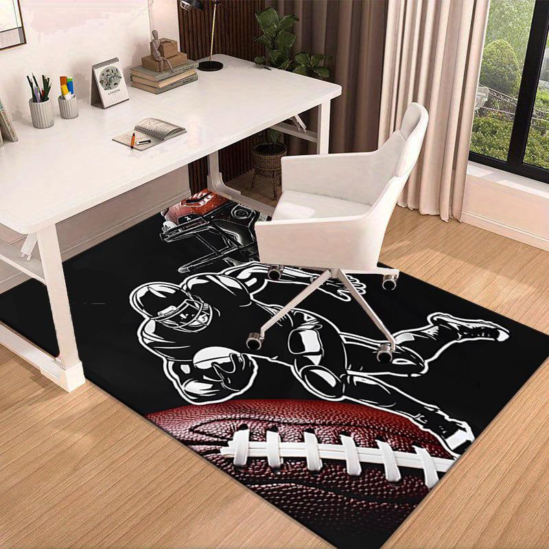 Baseball Fire Power Carpet, Chair Rug,Rug for Office Bedroom Living Rooms, Doormat Decor Fan Gift Christmas Gift