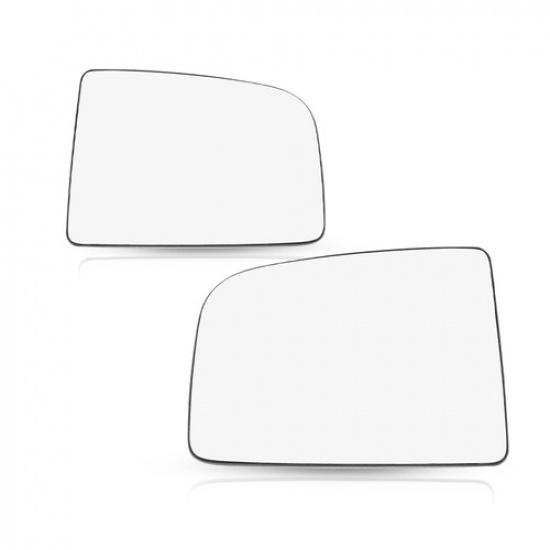 Pair L&R Tow Mirror Glass Clear Heated Fit Mercedes-Benz Sprinter 3500 2010-2018