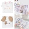 Plush Photo Album Loose Leaf Card Protector Pocket Photocard Binders for Girl